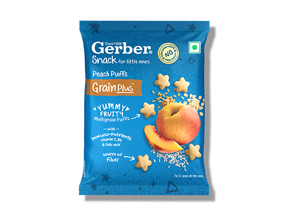 GERBER Peach Puffs